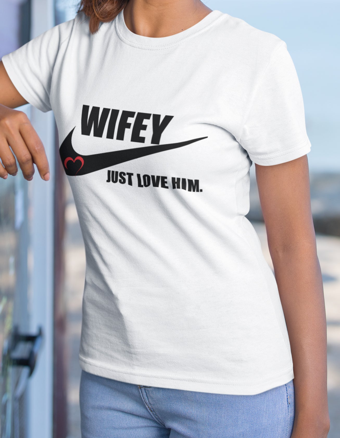 Marškinėliai "Wifey"