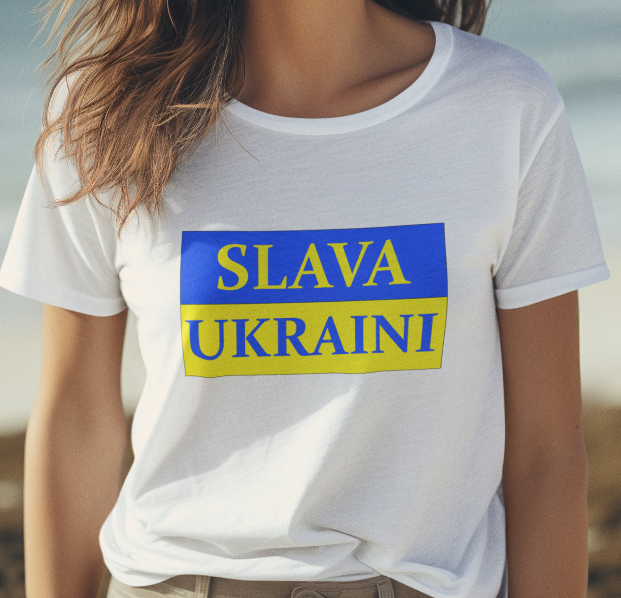 Marškinėliai "Slava Ukraini"