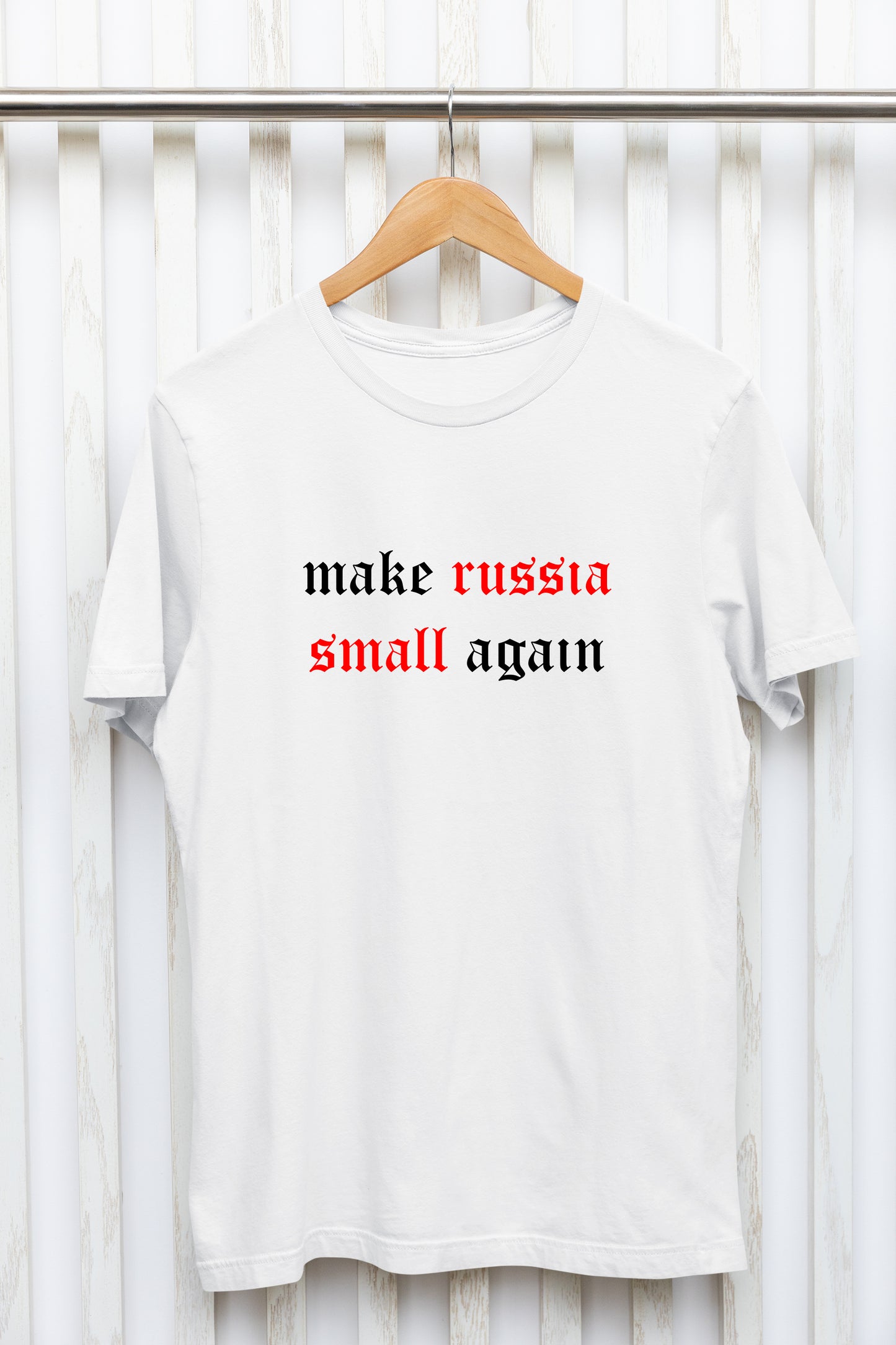 Marškinėliai "make russia small again"