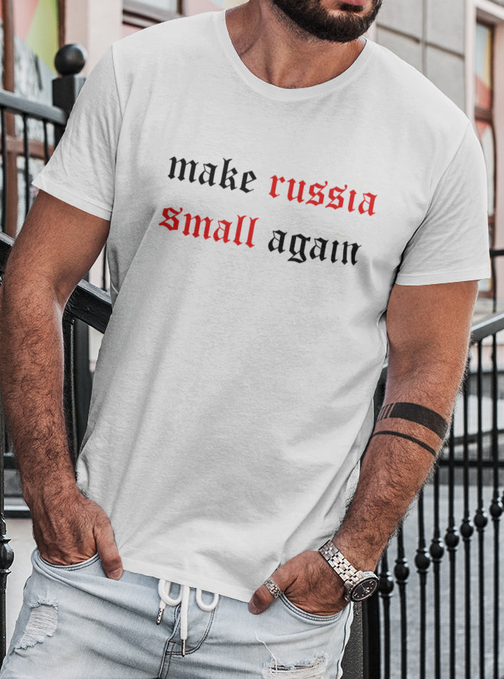 Marškinėliai "make russia small again"