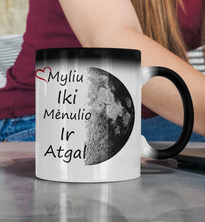 Puodelis "Myliu iki mėnulio ir atgal"