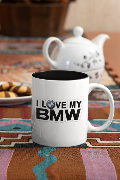 Puodelis " I Love my BMW"