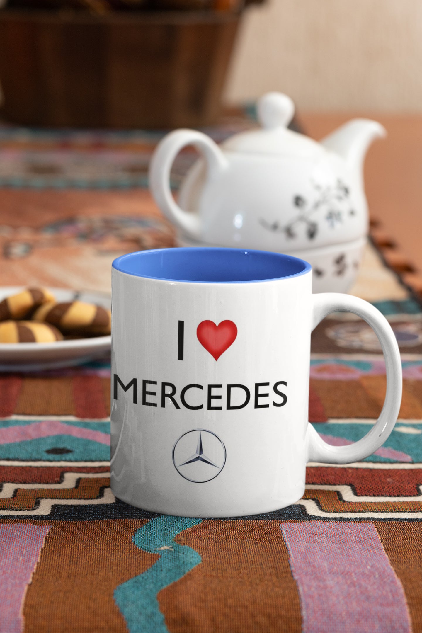 Puodelis "I Love Mercedes"