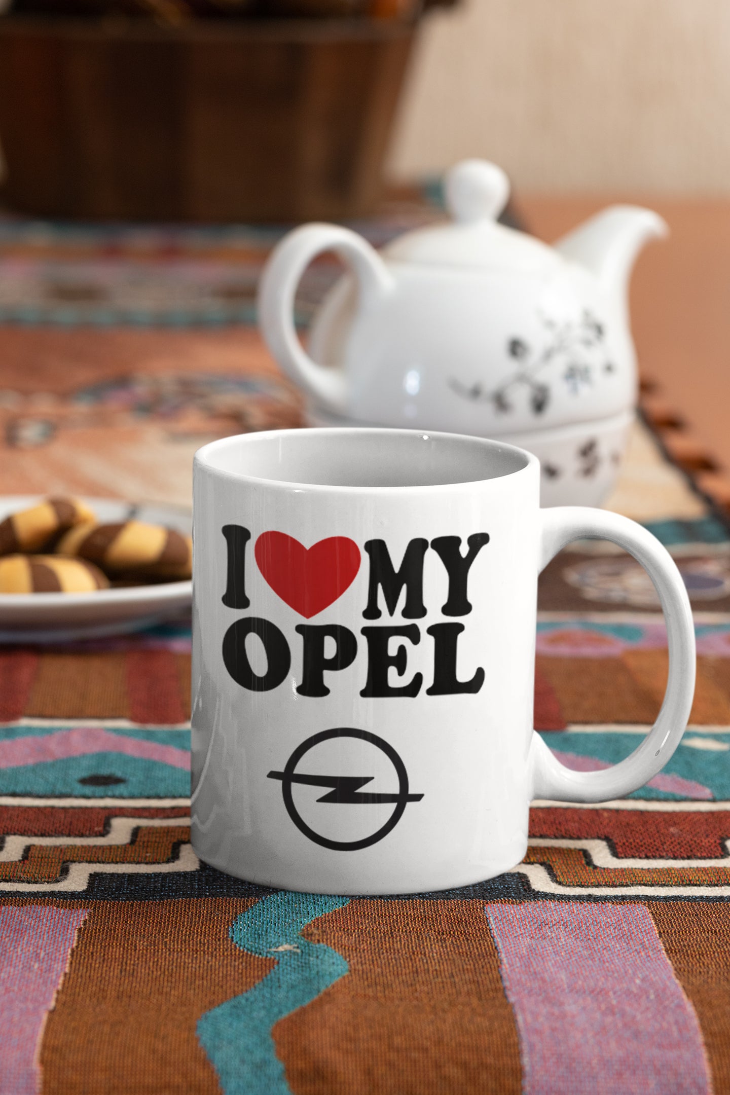 Puodelis "I Love my OPEL"