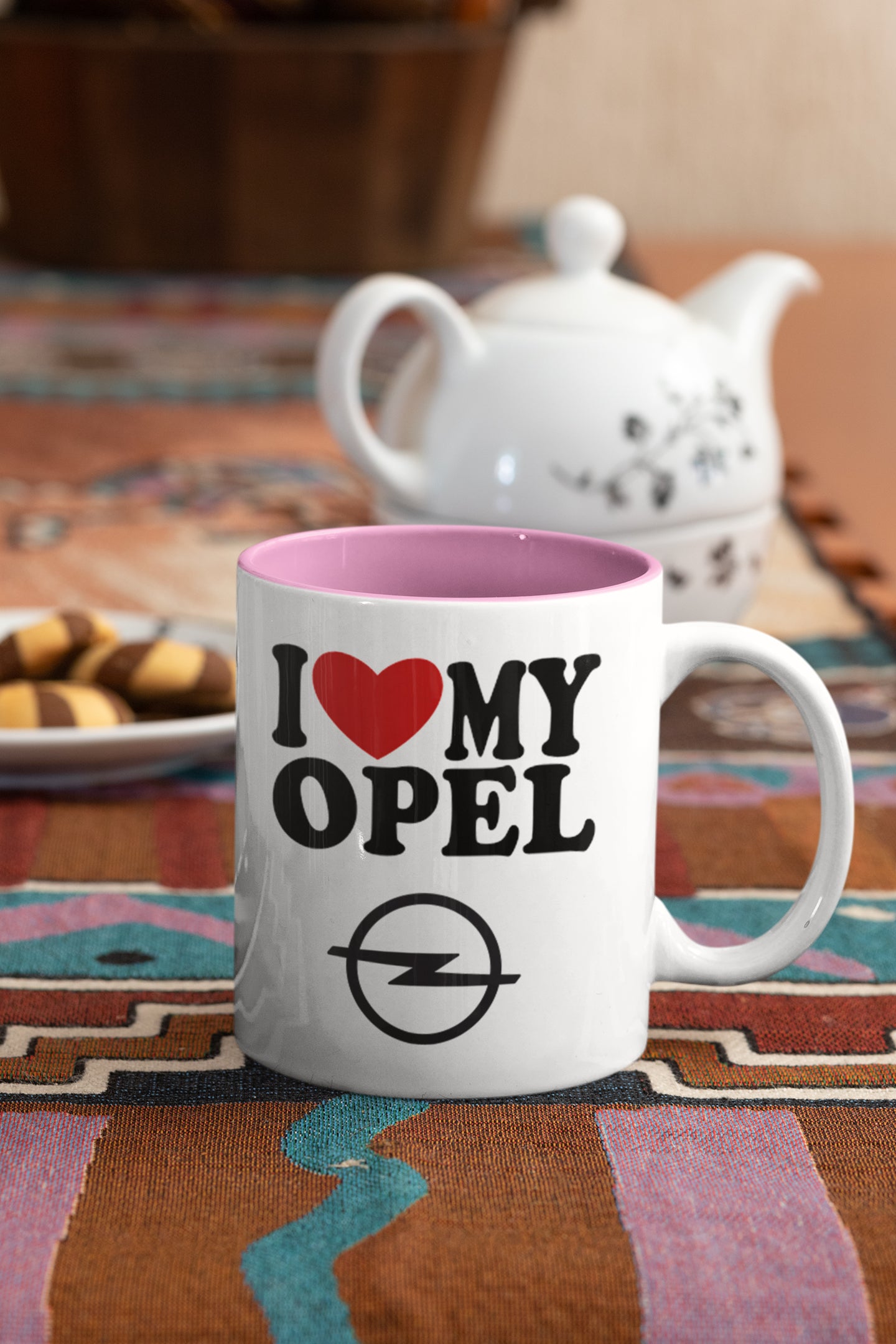 Puodelis "I Love my OPEL"