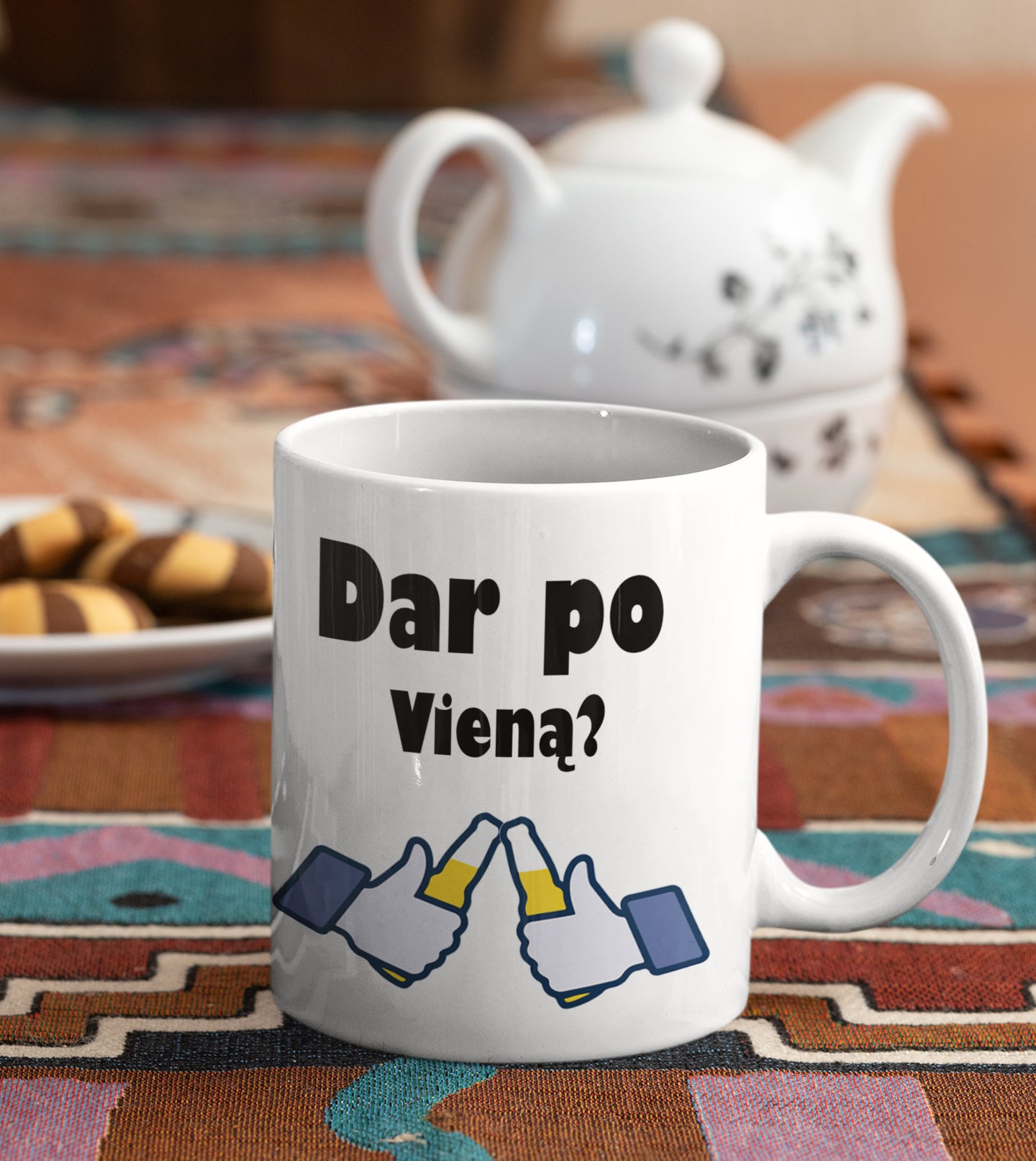 Puodelis "Dar po vieną"