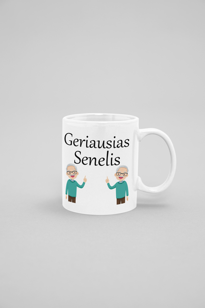 Puodelis "Geriausias senelis"