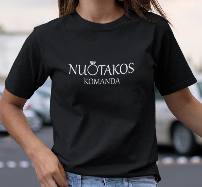 Marškinėliai "Nuotakos komanda"