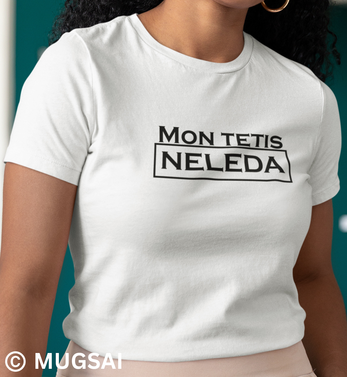 Marškinėliai " Mon tetis neleda"