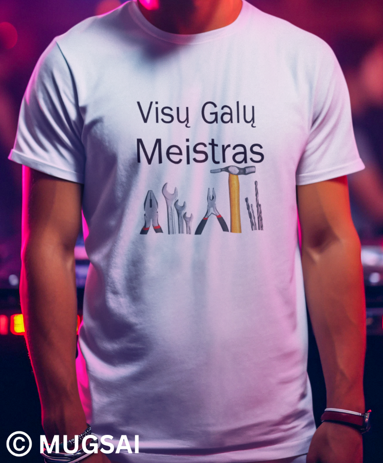 Marškinėliai "Visu galų meistras"