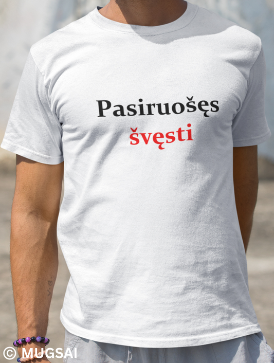 Marškinėliai "Pasiruošęs švęsti"